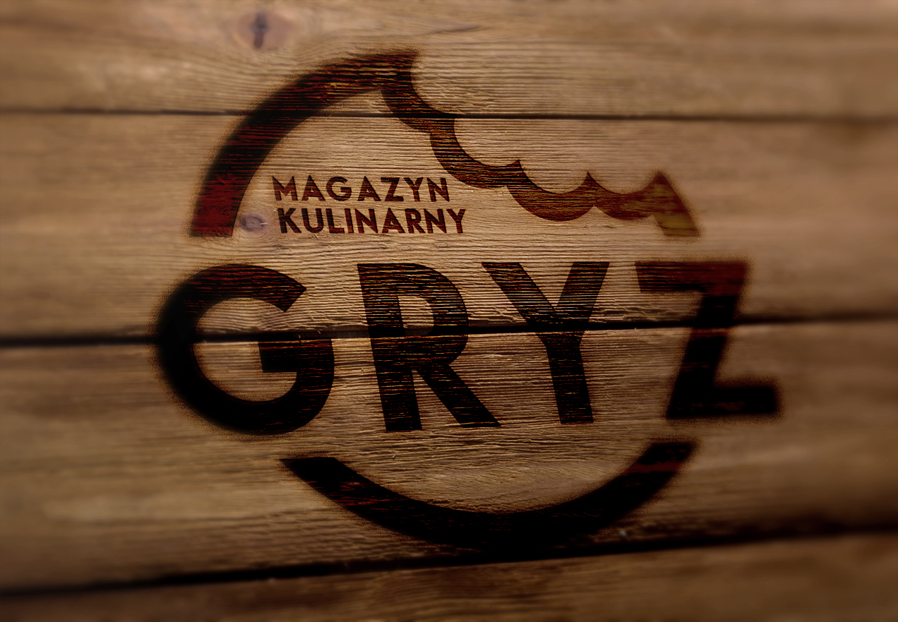 Logo dla magazynu kulinarnego Gryz