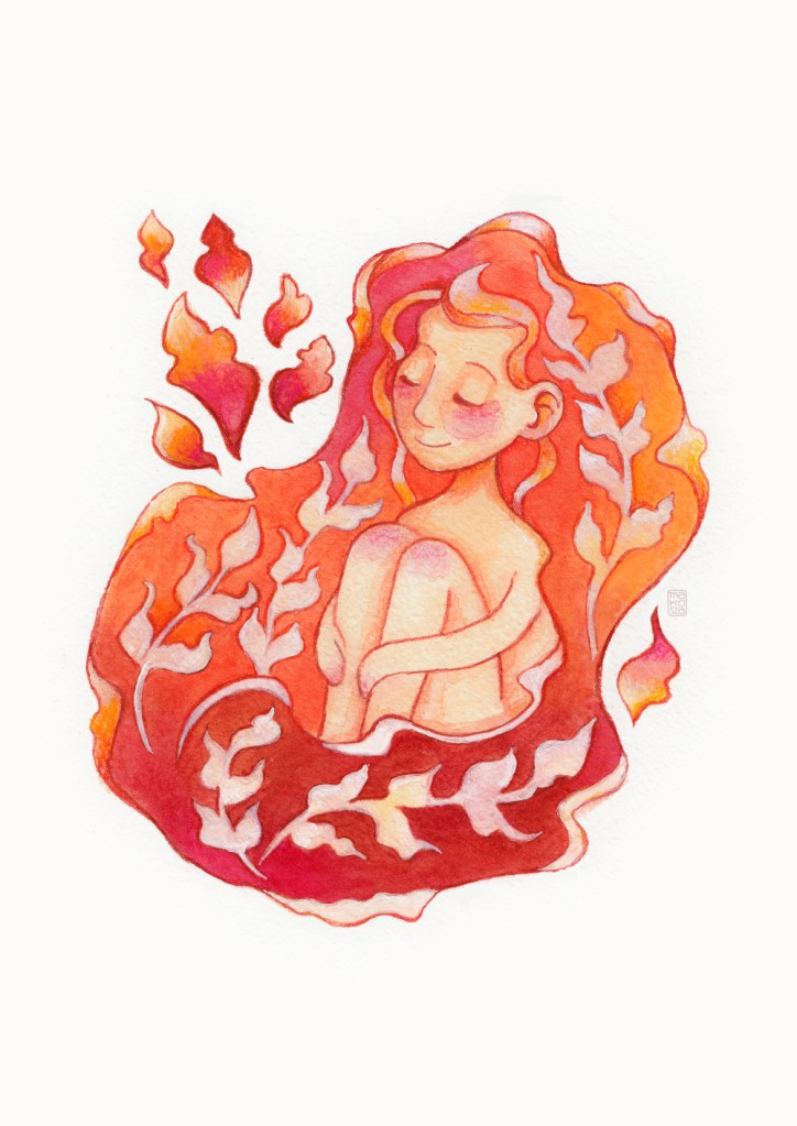 Ilustracja akwarelowa Ziemia