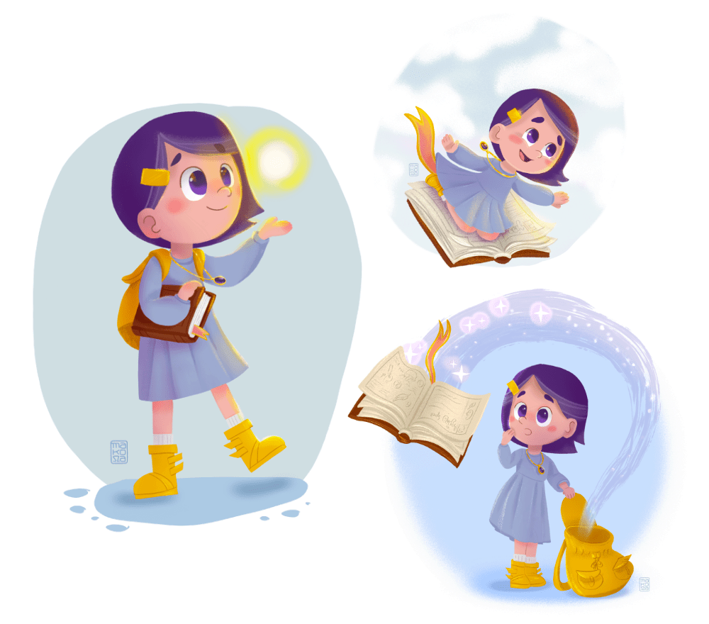 projekt postaci do książki dla dzieci